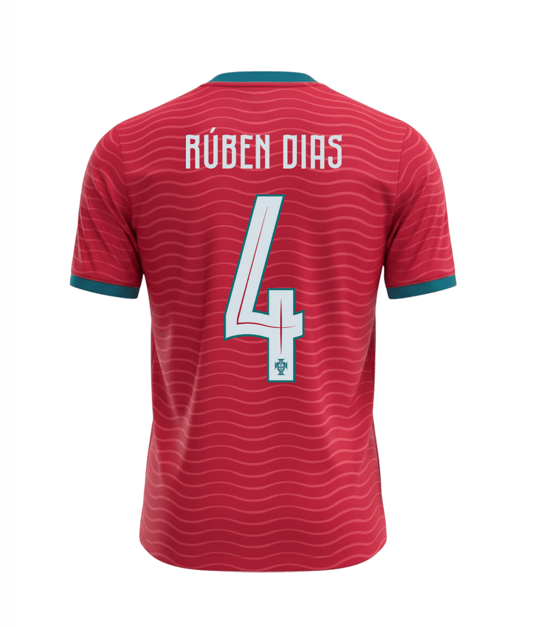 RÚBEN DIAS #4 Portugal Soccer Jersey Home Custom Shirt World Cup 2026 thumbnail 1
