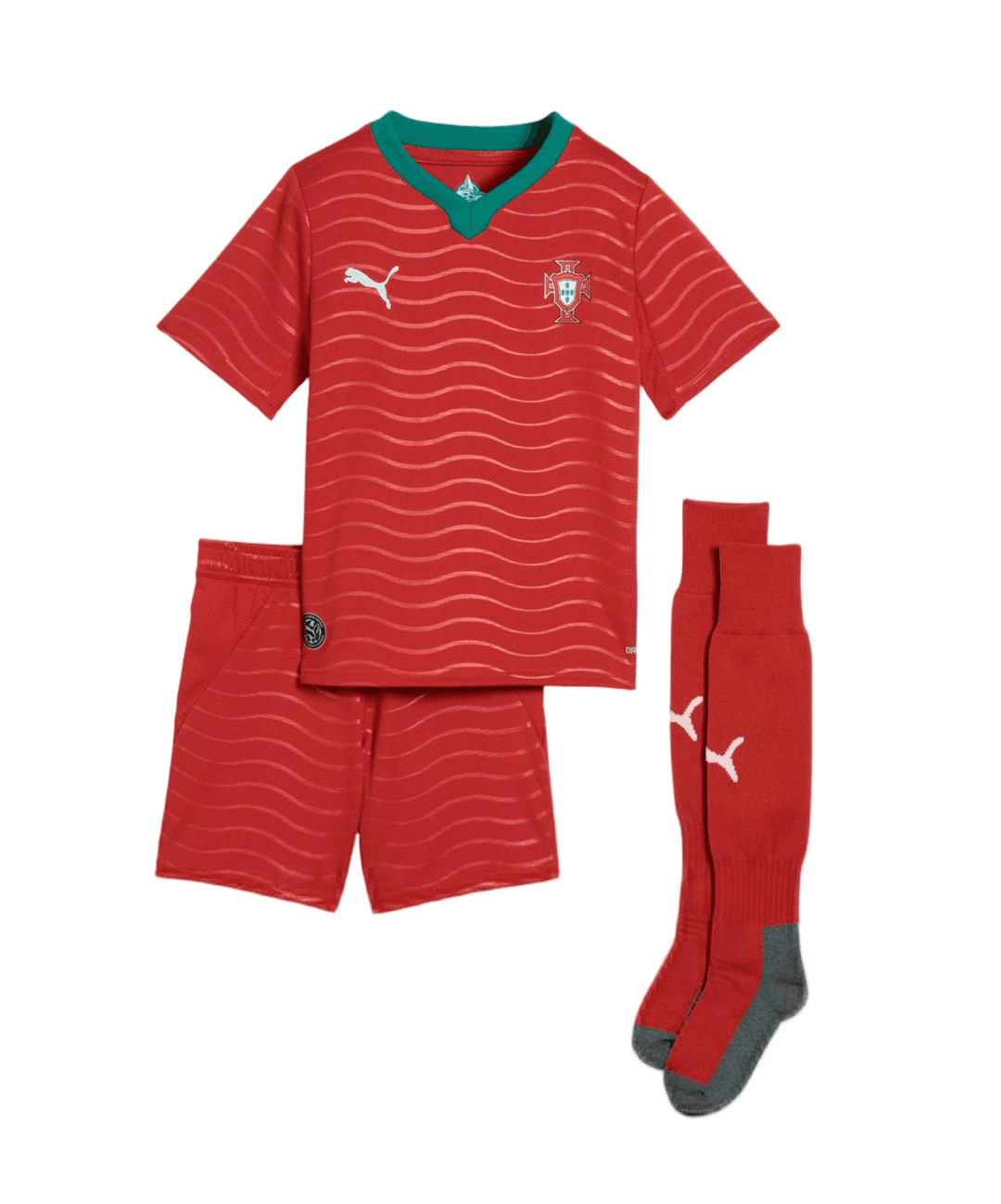 Portugal Football Jersey Home Kids Full Kit World Cup 2026 thumbnail 1