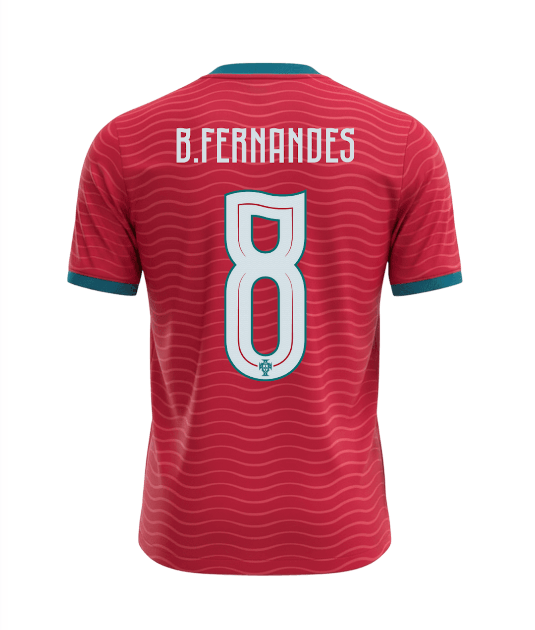 B.FERNANDES #8 Portugal Soccer Jersey Home Custom Shirt World Cup 2026 thumbnail 1