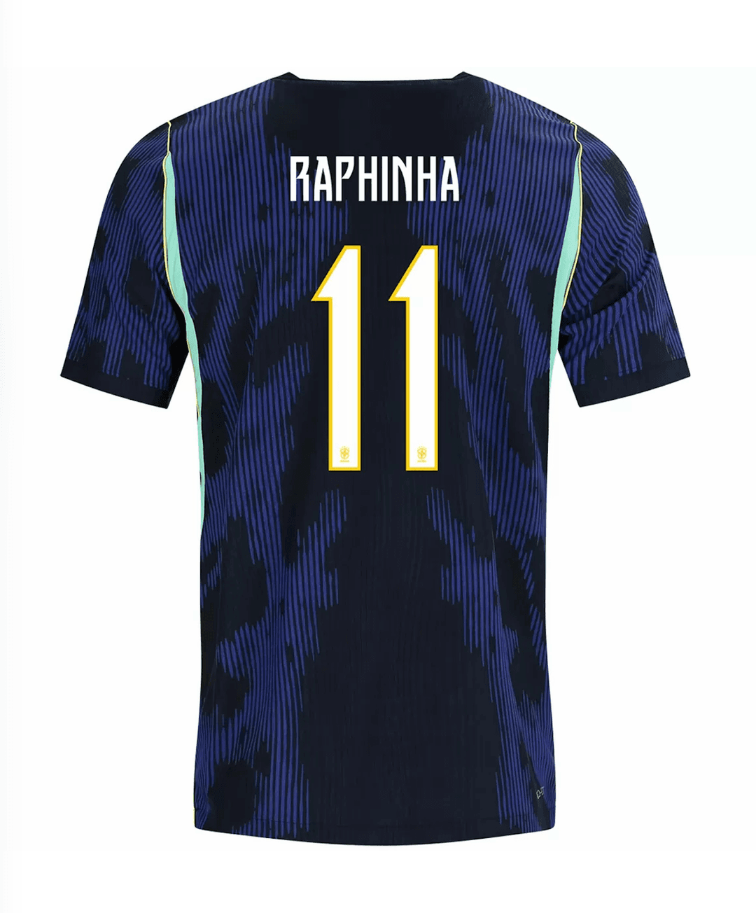 RAPHINHA #11 Brazil Soccer Jersey Away Custom Shirt World Cup 2026 thumbnail 3
