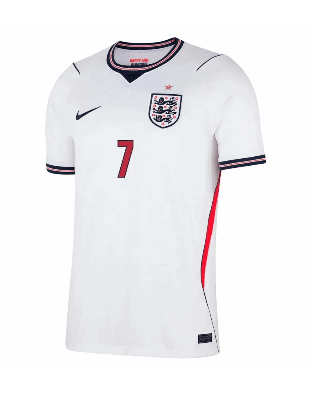 SAKA #7 England Soccer Jersey Home Custom Shirt World Cup 2026 thumbnail 2