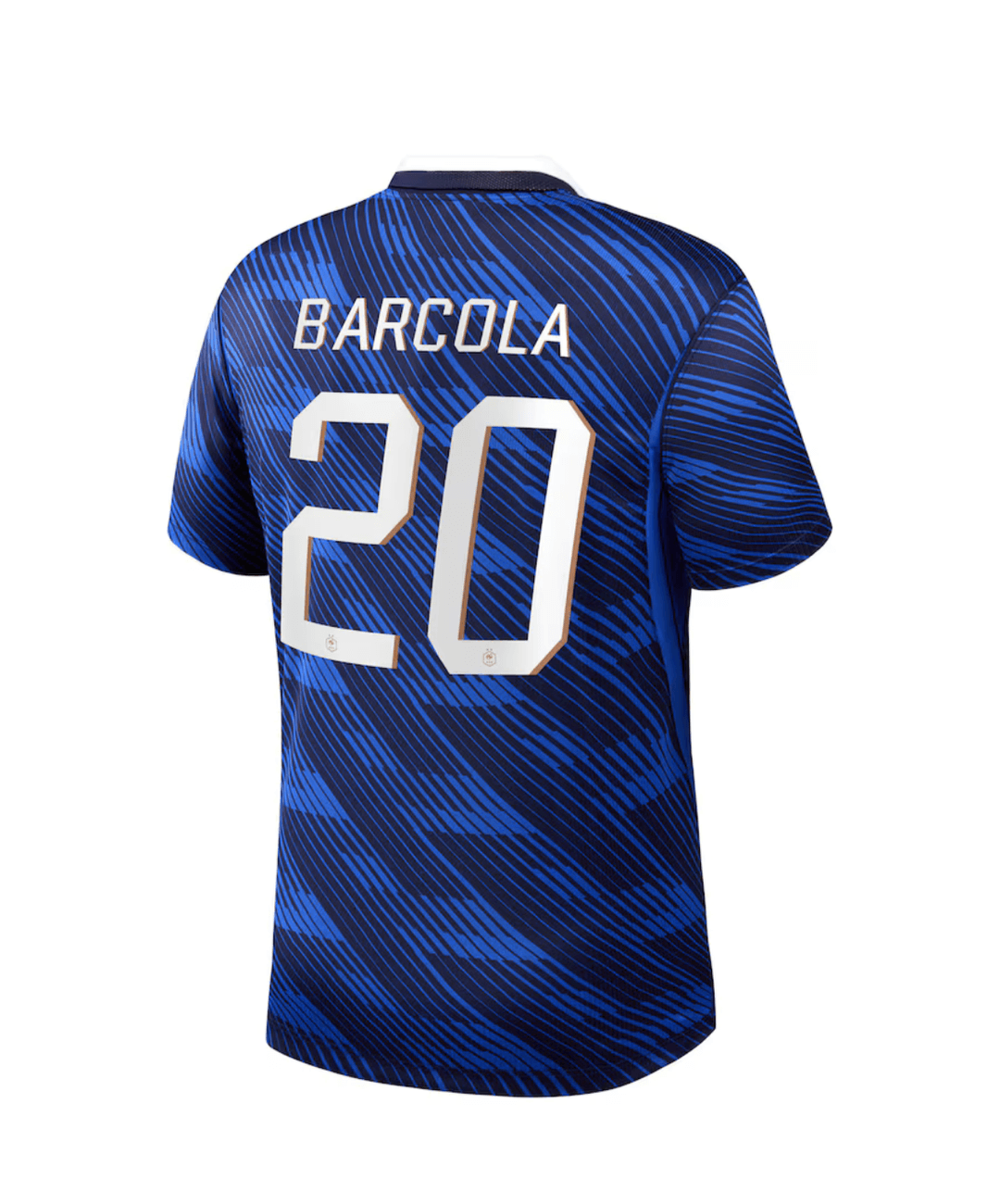 BARCOLA #20 France Football Jersey Home Custom Shirt World Cup 2026 thumbnail 1