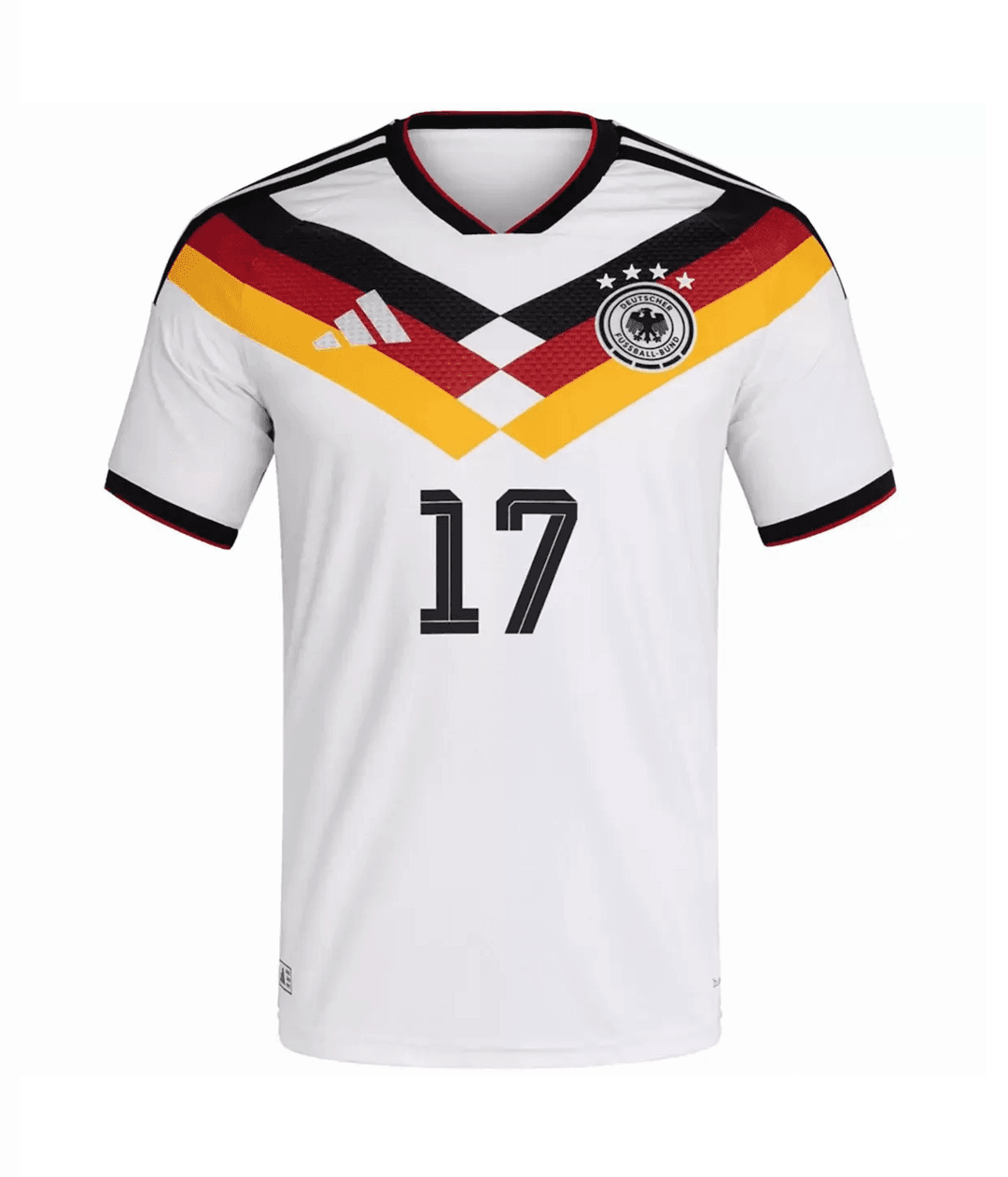 WIRTZ #17 Germany Authentic Football Jersey Home Shirt World Cup 2026 thumbnail 2