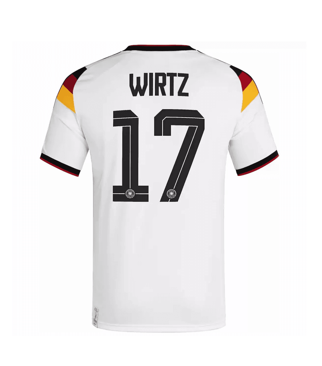 WIRTZ #17 Germany Football Jersey Home Custom Shirt World Cup 2026 thumbnail 1