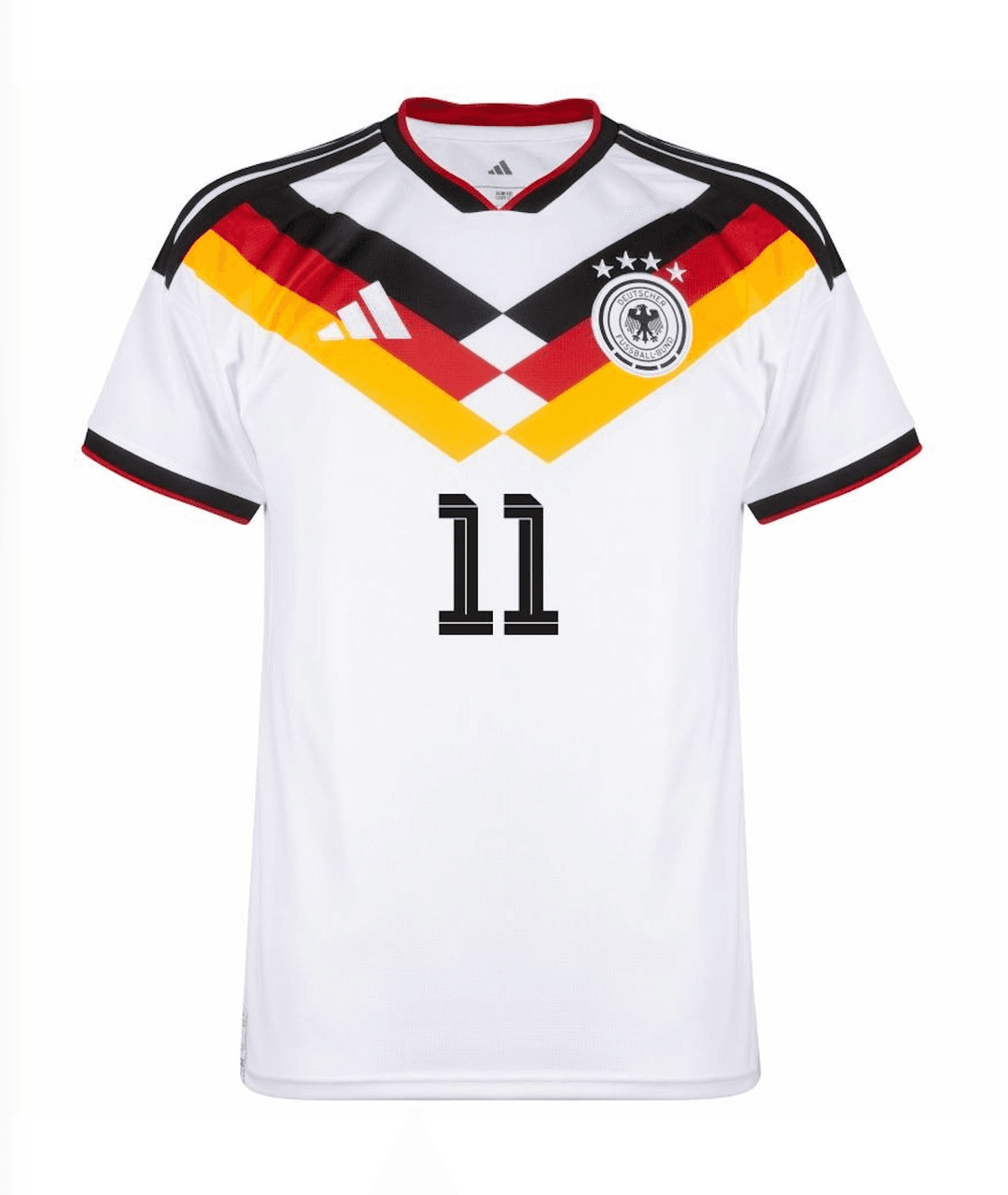 WOLTEMADE #11 Germany Football Jersey Home Custom Shirt World Cup 2026 thumbnail 2