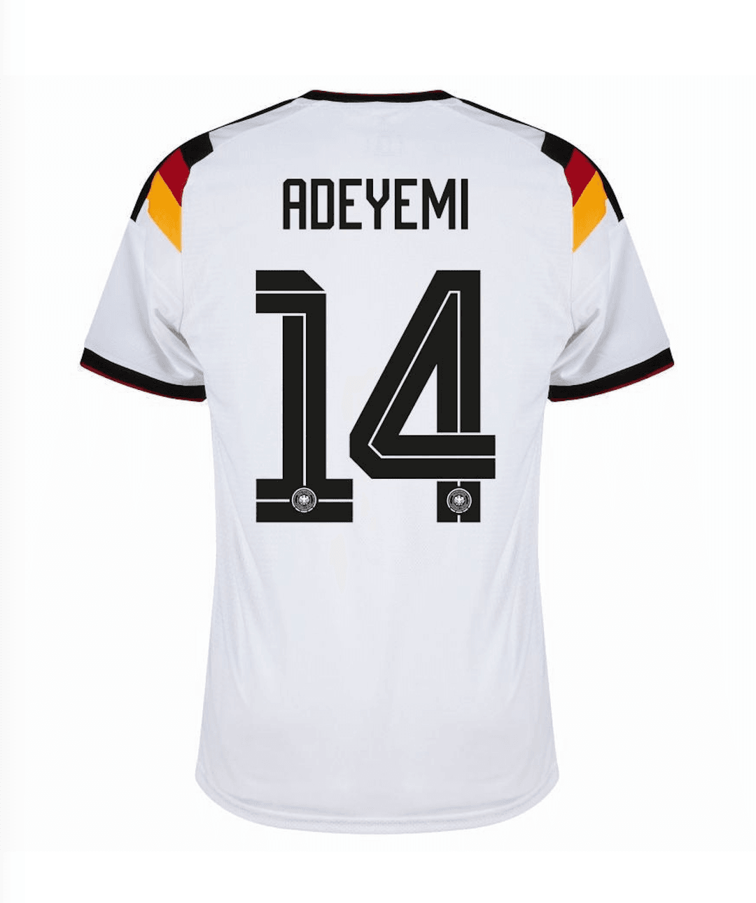 ADEYEMI #14 Germany Football Jersey Home Custom Shirt World Cup 2026 thumbnail 3