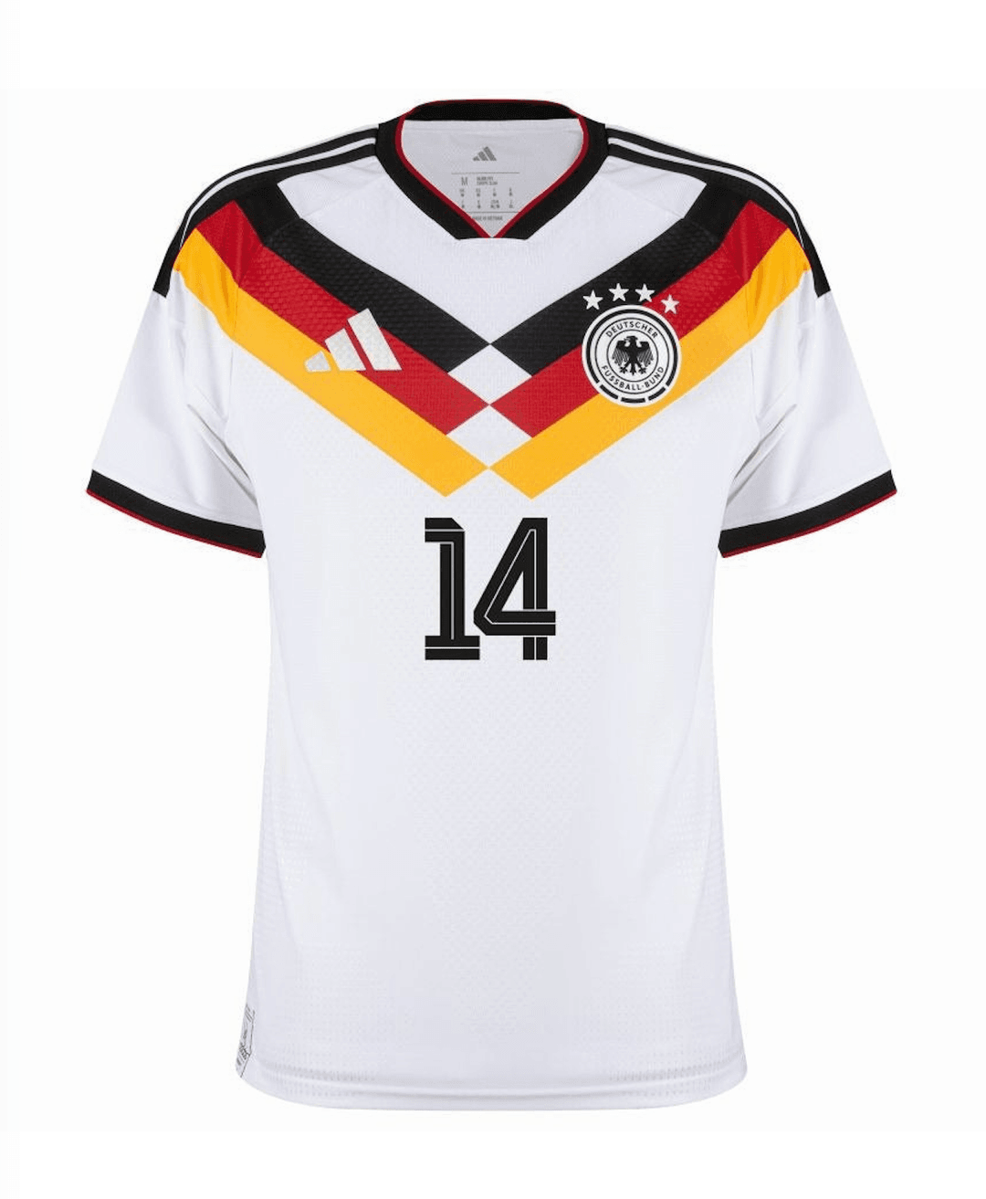 ADEYEMI #14 Germany Football Jersey Home Custom Shirt World Cup 2026 thumbnail 2