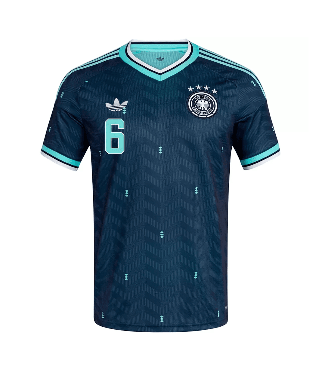 KIMMICH #6 Germany Football Jersey Away Custom Shirt World Cup 2026 thumbnail 2
