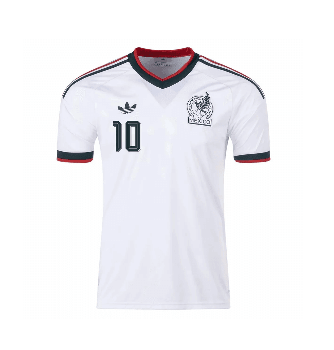 A.VEGA #10 Mexico Soccer Jersey Away Custom Shirt World Cup 2026 thumbnail 2