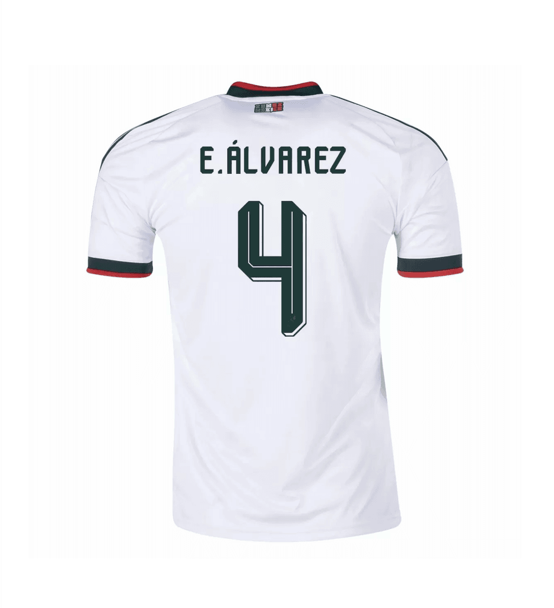 E.ÁLVAREZ #4 Mexico Soccer Jersey Away Custom Shirt World Cup 2026 thumbnail 3