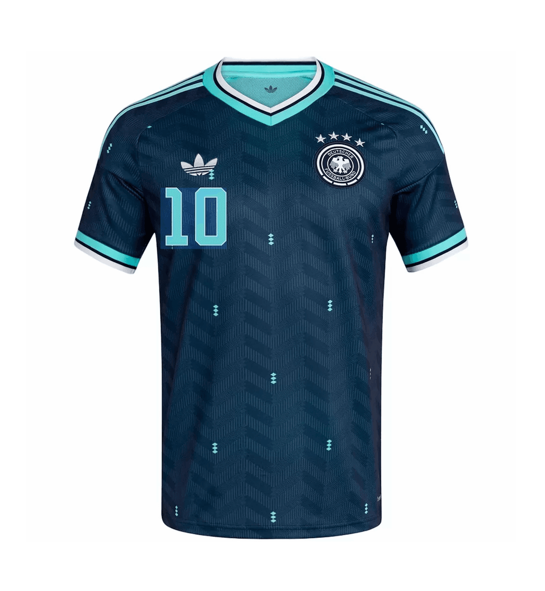 MUSIALA #10 Germany Football Jersey Away Custom Shirt World Cup 2026 thumbnail 2
