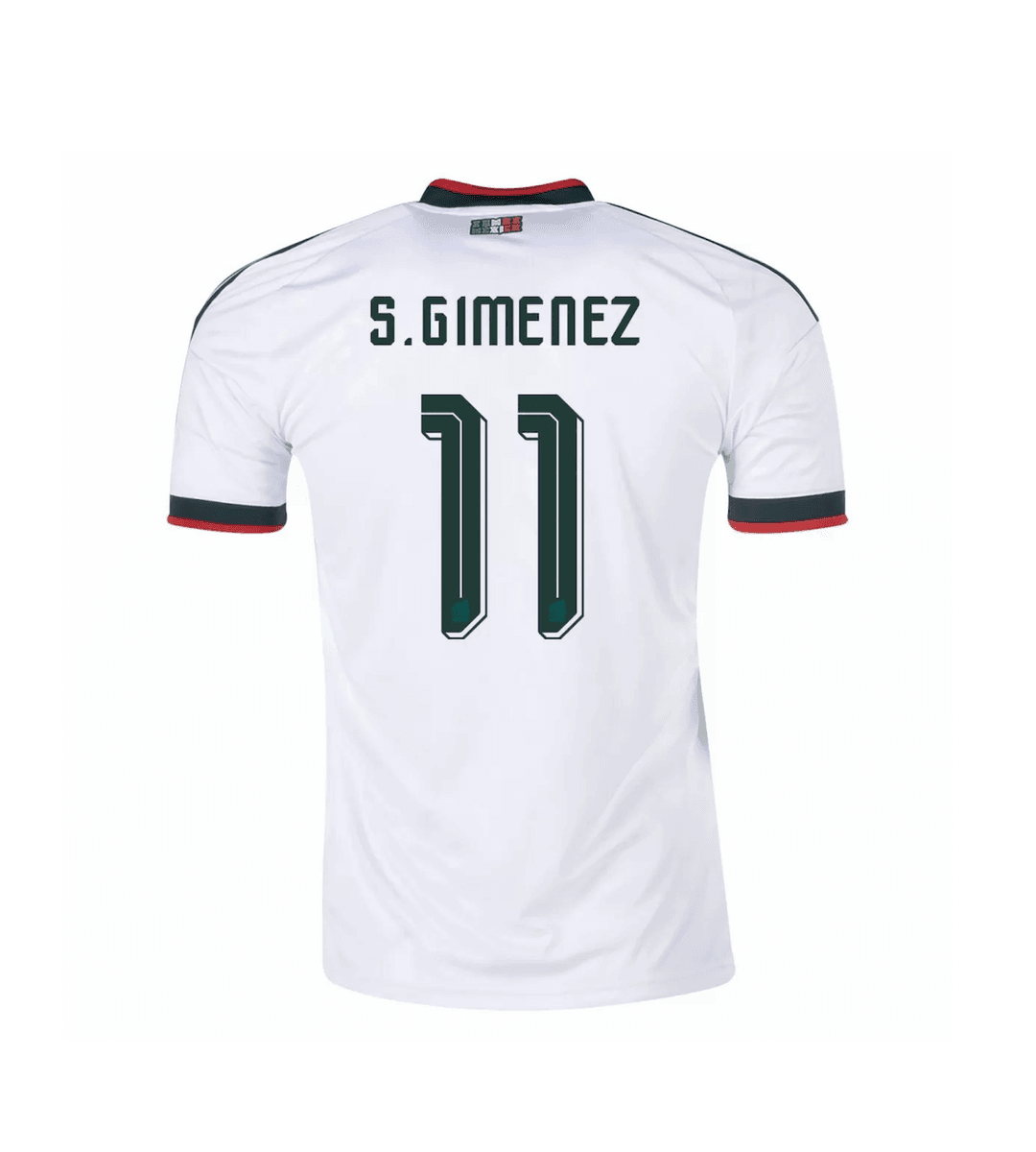 S.GIMENEZ #11 Mexico Soccer Jersey Away Custom Shirt World Cup 2026 thumbnail 1
