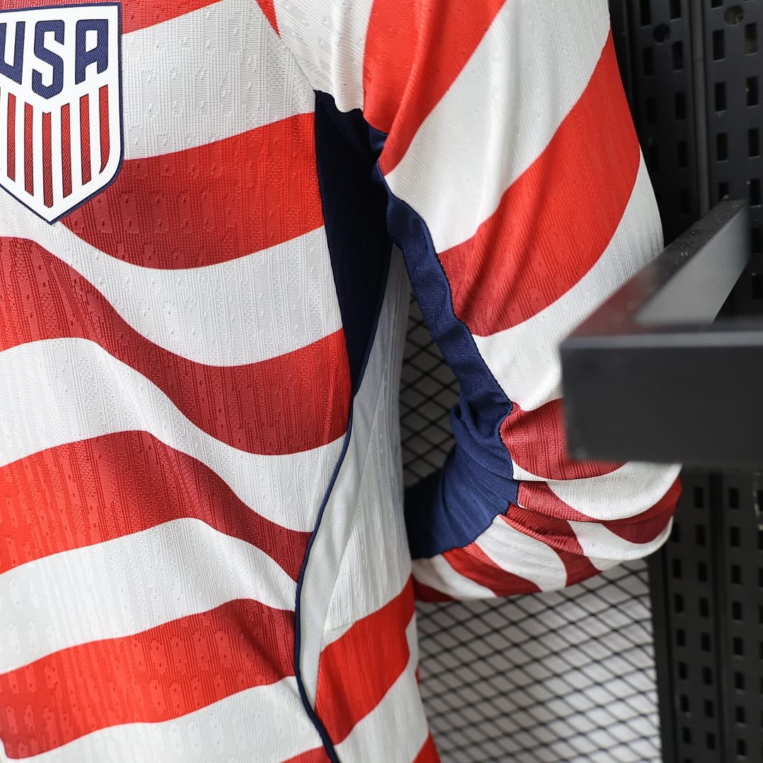 USA Authentic Soccer Jersey Home Long Sleeve Shirt World Cup 2026 thumbnail 8