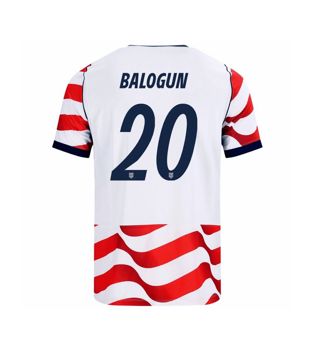 BALOGUN #20 USA Soccer Jersey Home Custom Shirt World Cup 2026 thumbnail 1