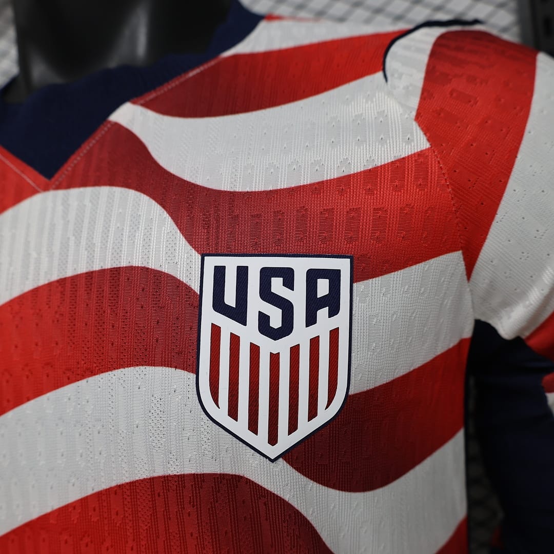 USA Authentic Soccer Jersey Home Long Sleeve Shirt World Cup 2026 thumbnail 5
