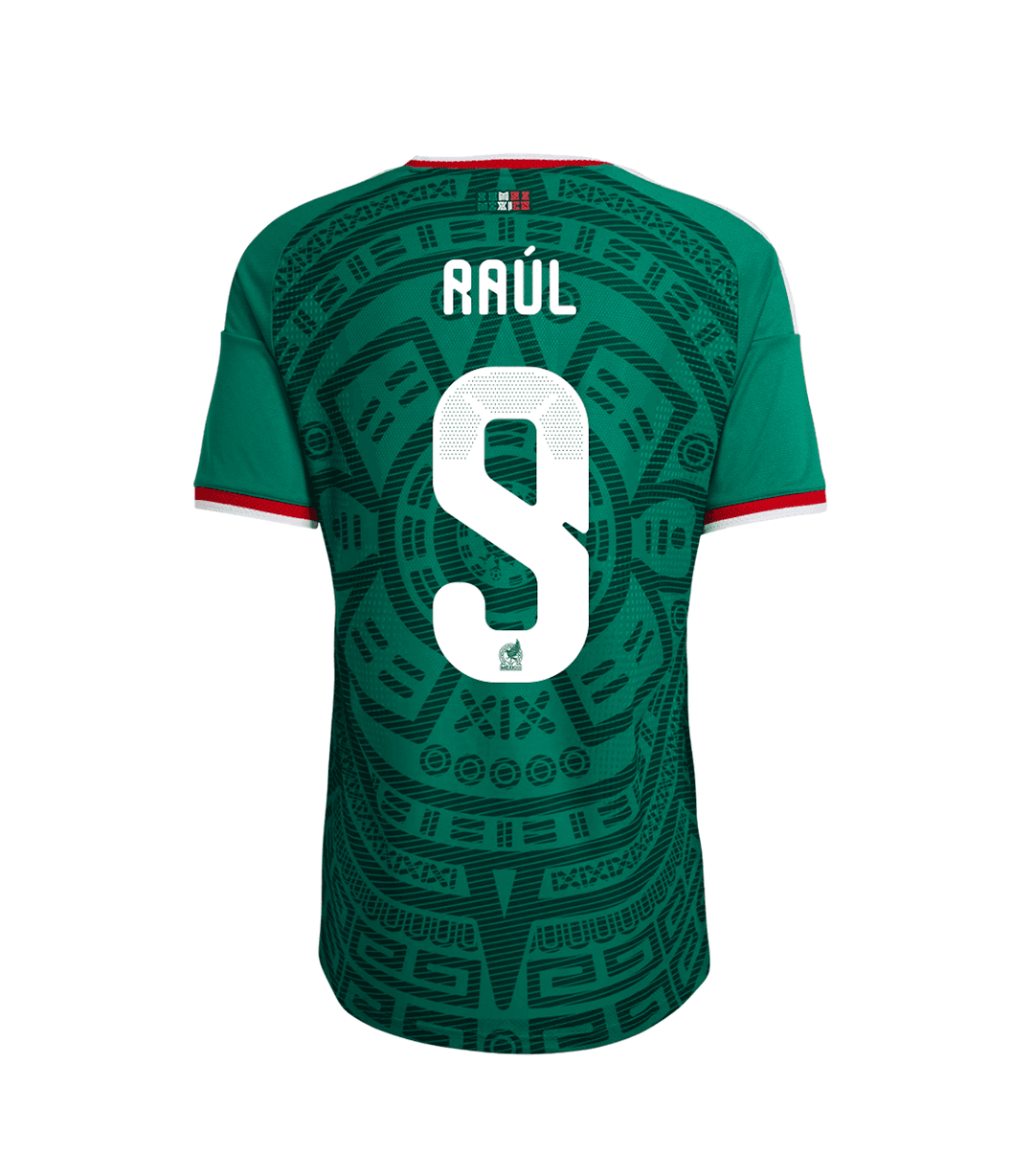 RAÚL #9 Mexico Authentic Home Kit Soccer Jersey World Cup 2026 thumbnail 1