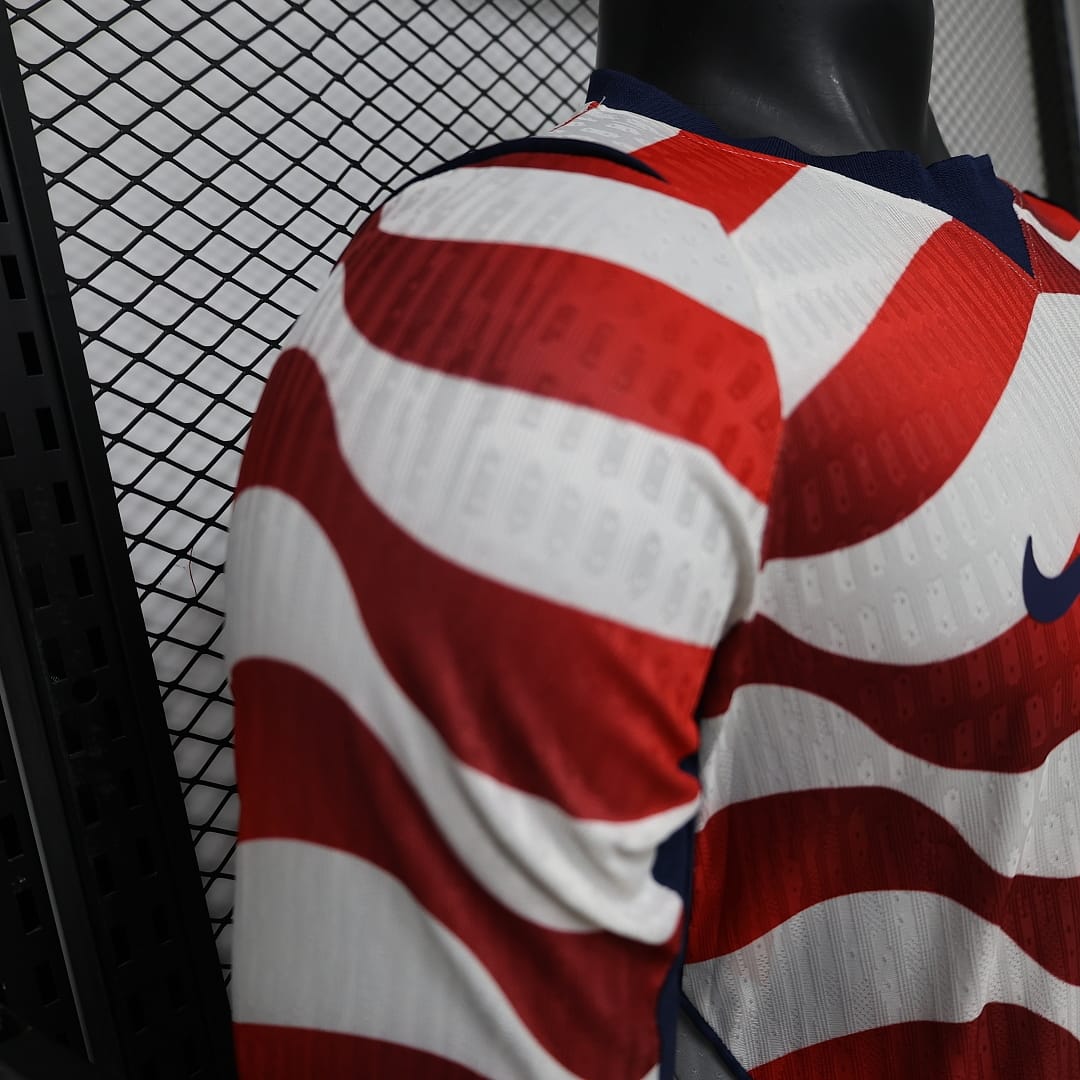 USA Authentic Soccer Jersey Home Long Sleeve Shirt World Cup 2026 thumbnail 6