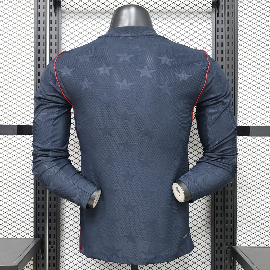 USA Authentic Soccer Jersey Away Long Sleeve Shirt World Cup 2026 thumbnail 2