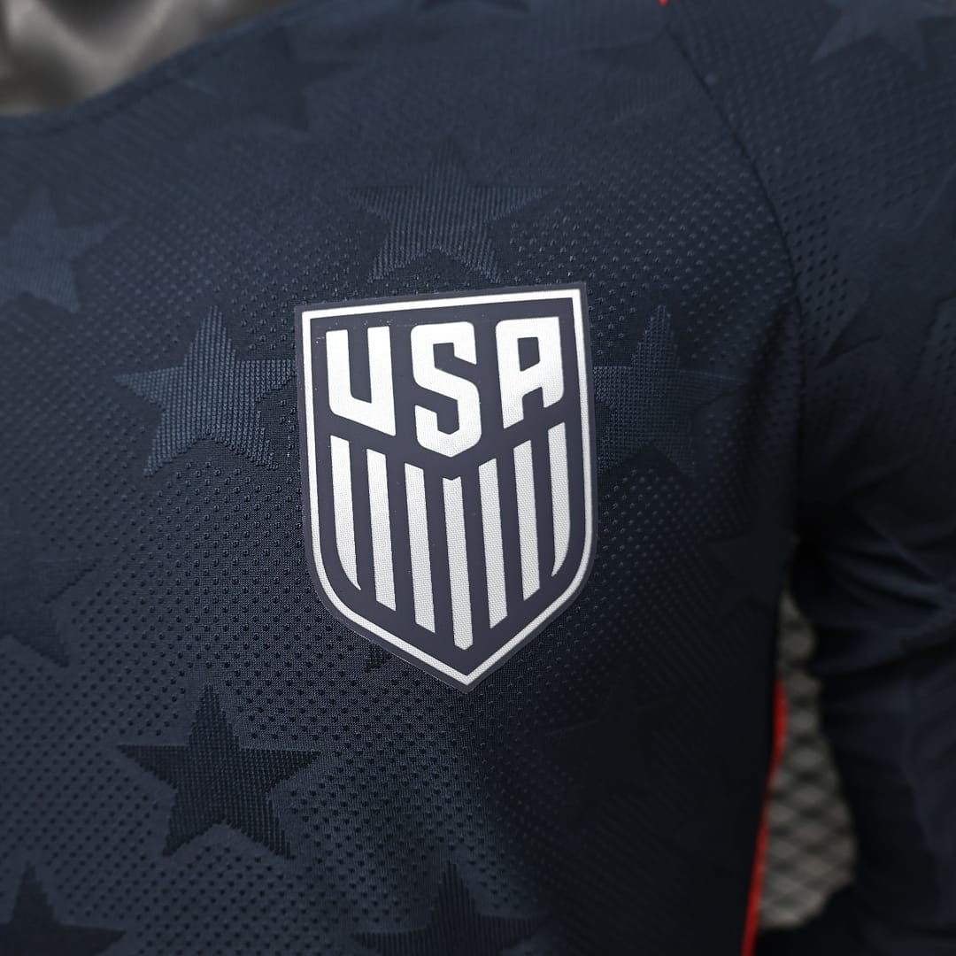 USA Authentic Soccer Jersey Away Long Sleeve Shirt World Cup 2026 thumbnail 5