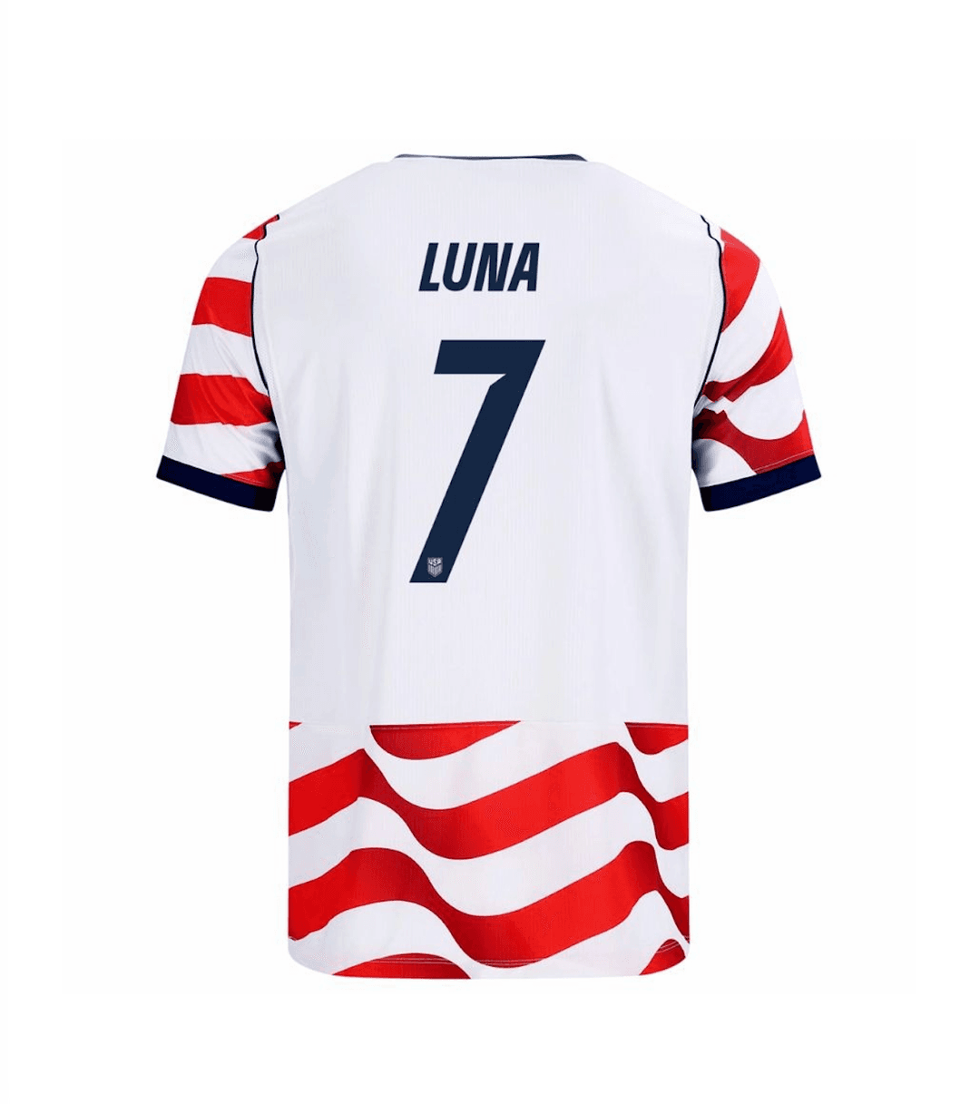 LUNA #7 USA Soccer Jersey Home Custom Shirt World Cup 2026 thumbnail 1