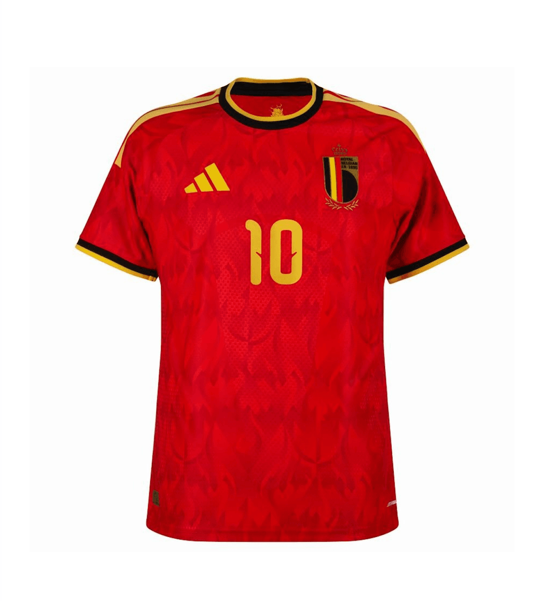 TROSSARD #10 Belgium Authentic Football Jersey Home Shirt World Cup 2026 thumbnail 2