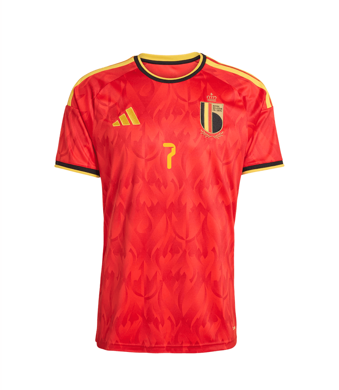 DE BRUYNE #7 Belgium Soccer Jersey Home Custom Shirt World Cup 2026 thumbnail 2