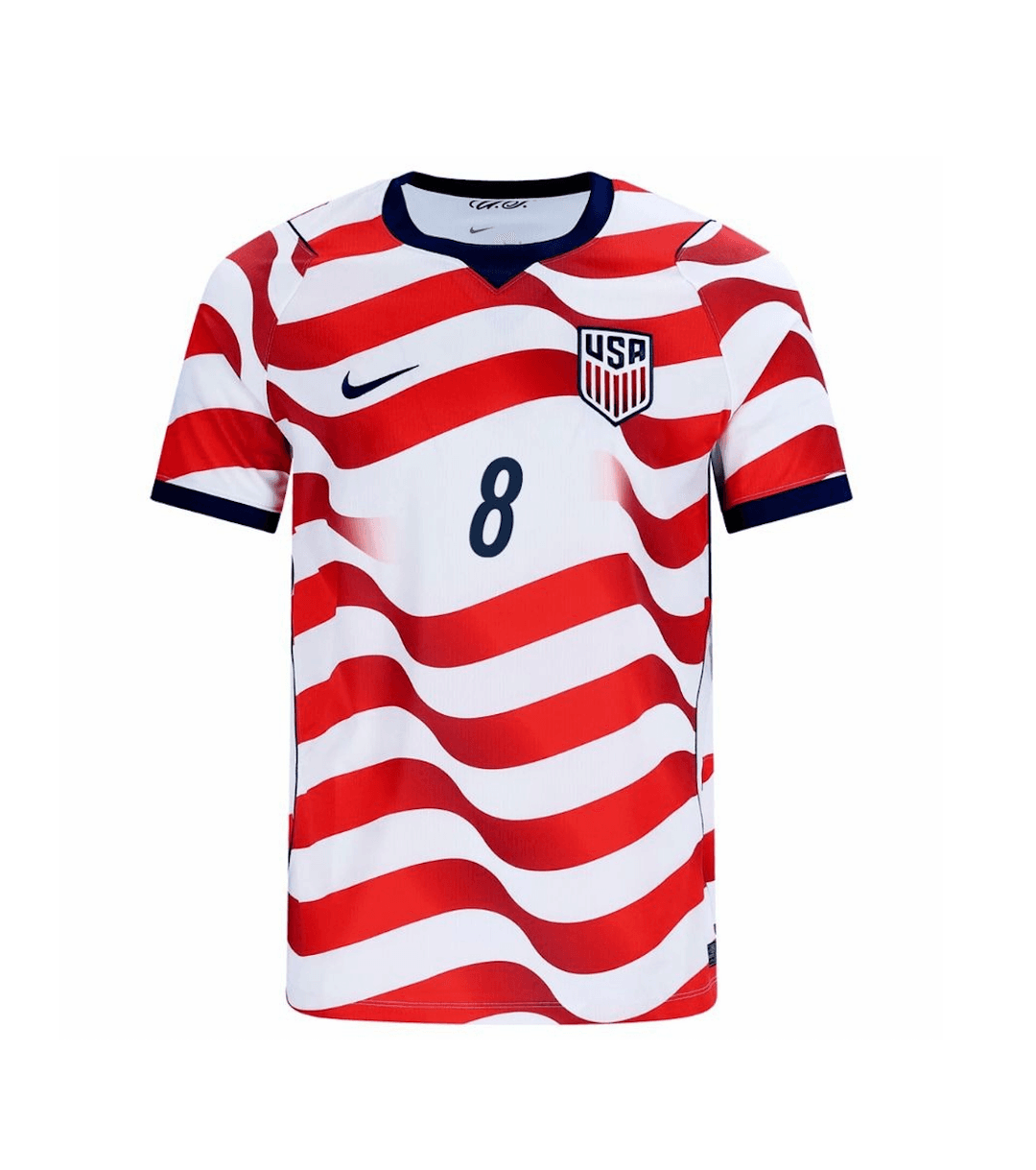 McKENNIE #8 USA Soccer Jersey Home Custom Shirt World Cup 2026 thumbnail 2