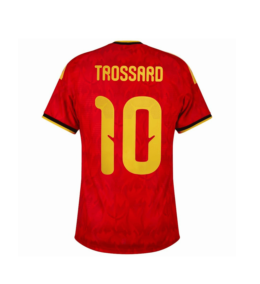 TROSSARD #10 Belgium Authentic Football Jersey Home Shirt World Cup 2026 thumbnail 1