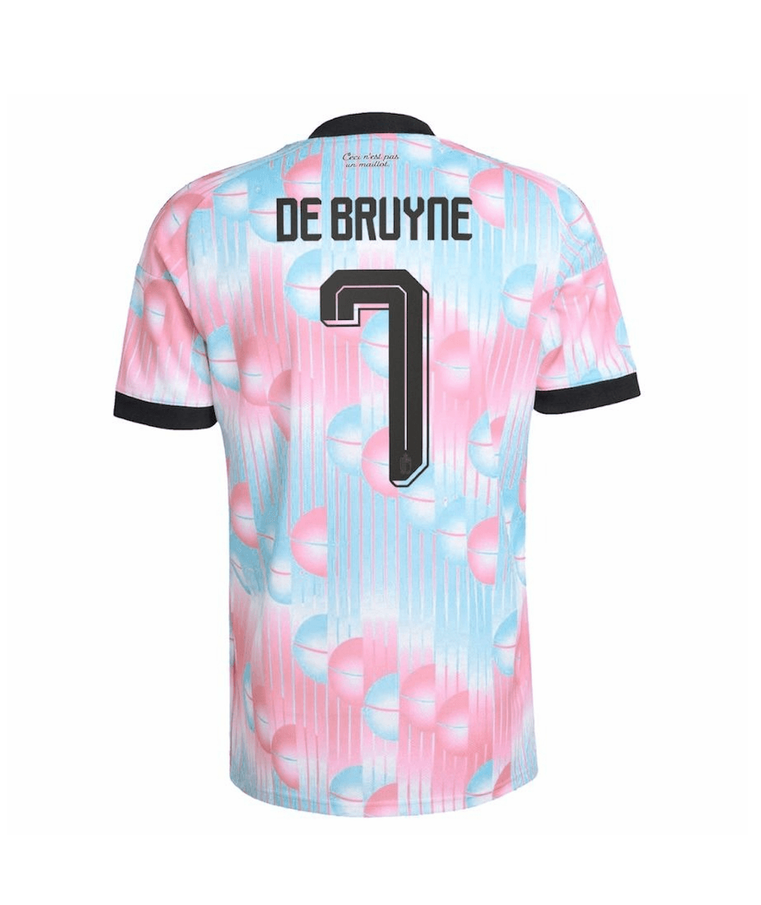 DE BRUYNE #7 Belgium Football Jersey Away Custom Shirt World Cup 2026 thumbnail 1