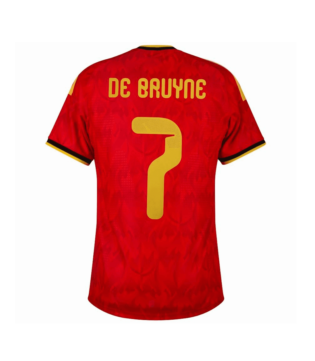 DE BRUYNE #7 Belgium Authentic Football Jersey Home Shirt World Cup 2026 thumbnail 1