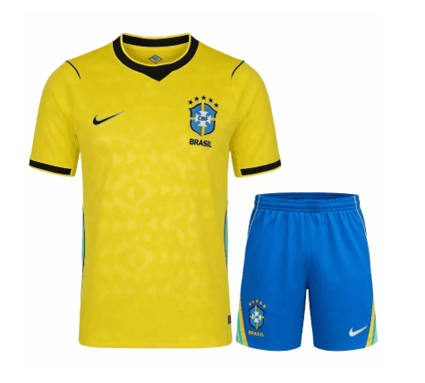 Brazil Soccer Jersey Home Kit Jersey+Shorts World Cup 2026 thumbnail 1