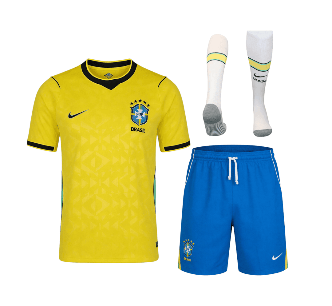 Brazil Soccer Jersey Home Full Kit World Cup 2026 thumbnail 1