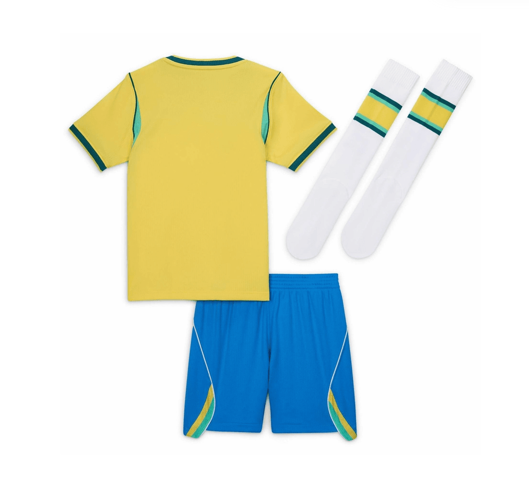 Brazil Soccer Jersey Home Kids Full Kit World Cup 2026 thumbnail 2