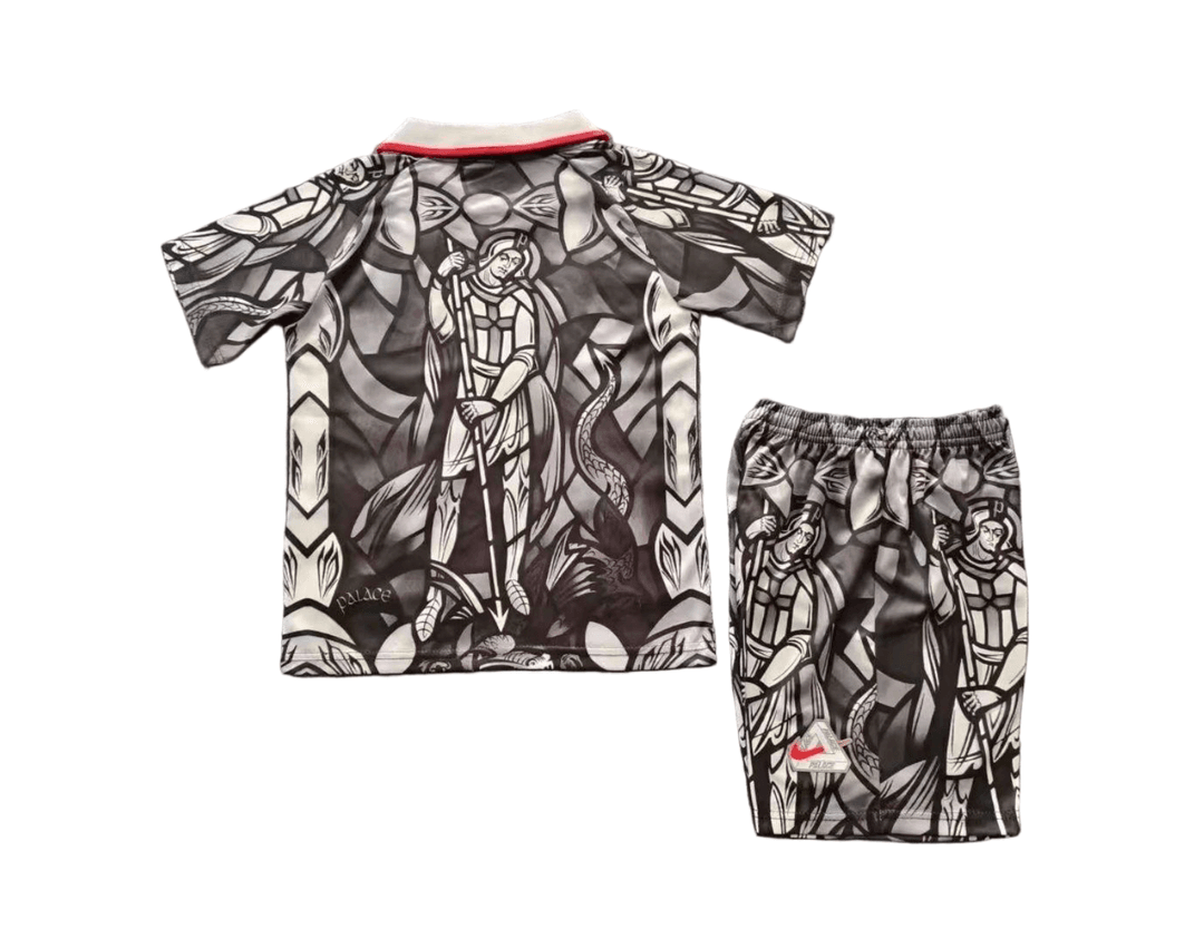England Football Jersey x Palace Pre-match Kids Kit Jersey+Shorts World Cup 2026 thumbnail 2
