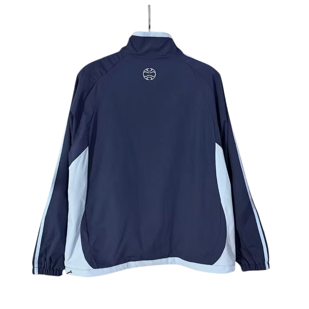 Argentina retro trench coat jacket, blue, 2026 World Cup thumbnail 2