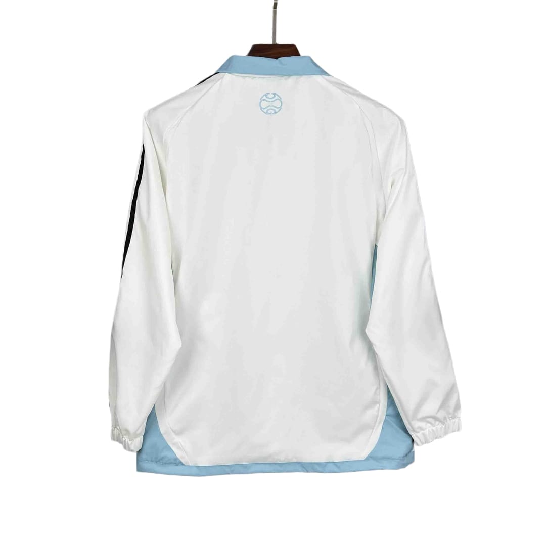 Argentina retro trench coat jacket, blue, 2026 World Cup thumbnail 2