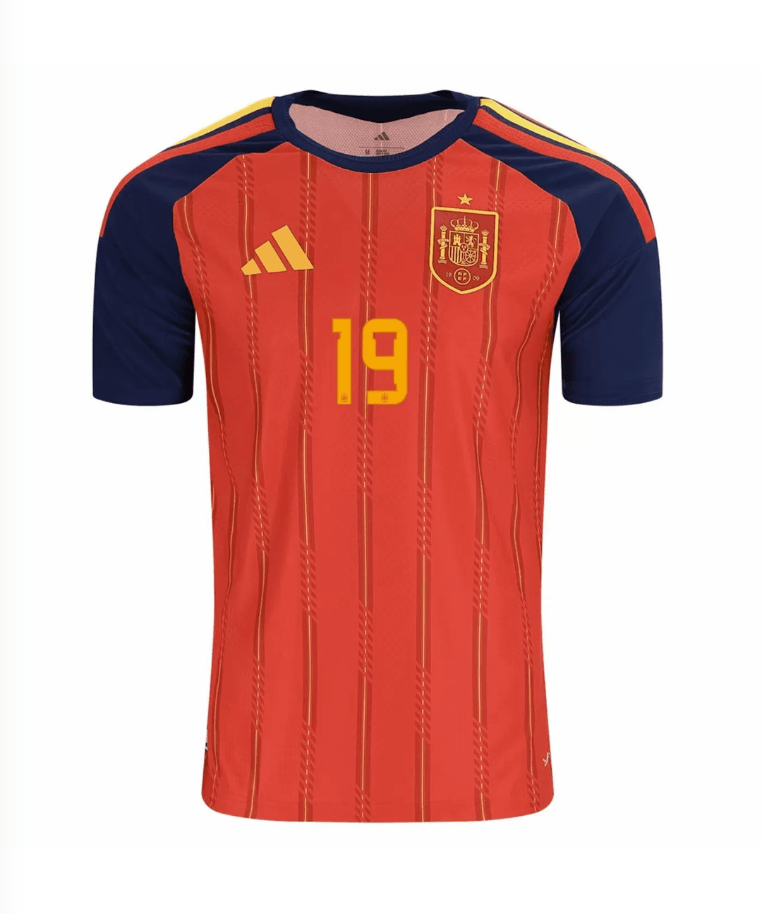 LAMINE YAMAL #19 Spain Authentic Football Jersey Home Shirt World Cup 2026 thumbnail 2