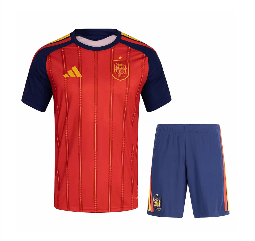 Spain Football Jersey Home Kit Jersey+Shorts World Cup 2026 thumbnail 1
