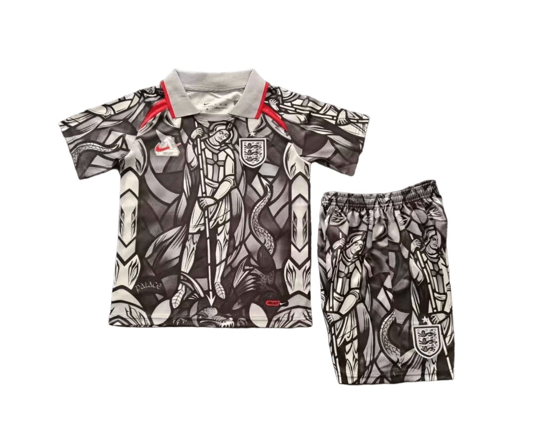 England Football Jersey x Palace Pre-match Kids Kit Jersey+Shorts World Cup 2026 thumbnail 3