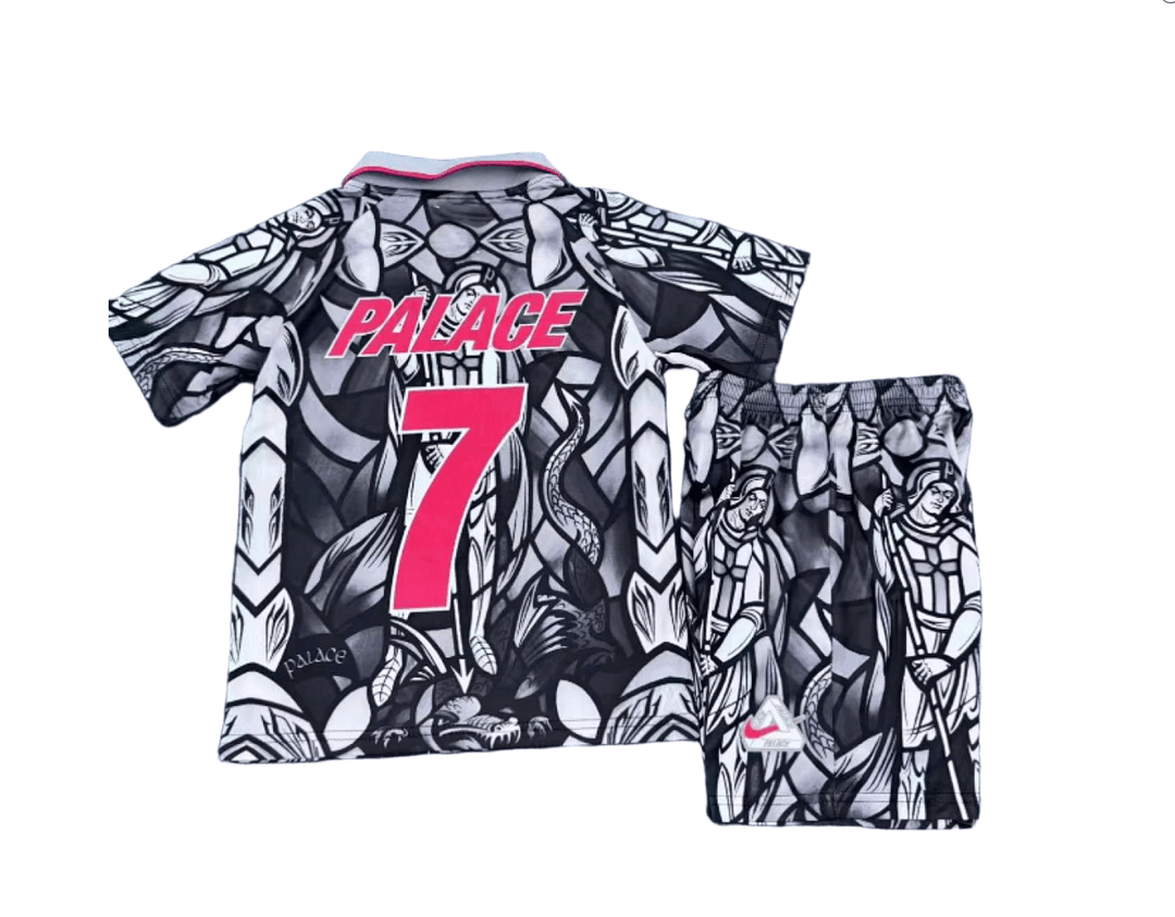 Palace #7 England Football Jersey x Palace Pre-match Kids Kit Jersey+Shorts World Cup 2026 thumbnail 3