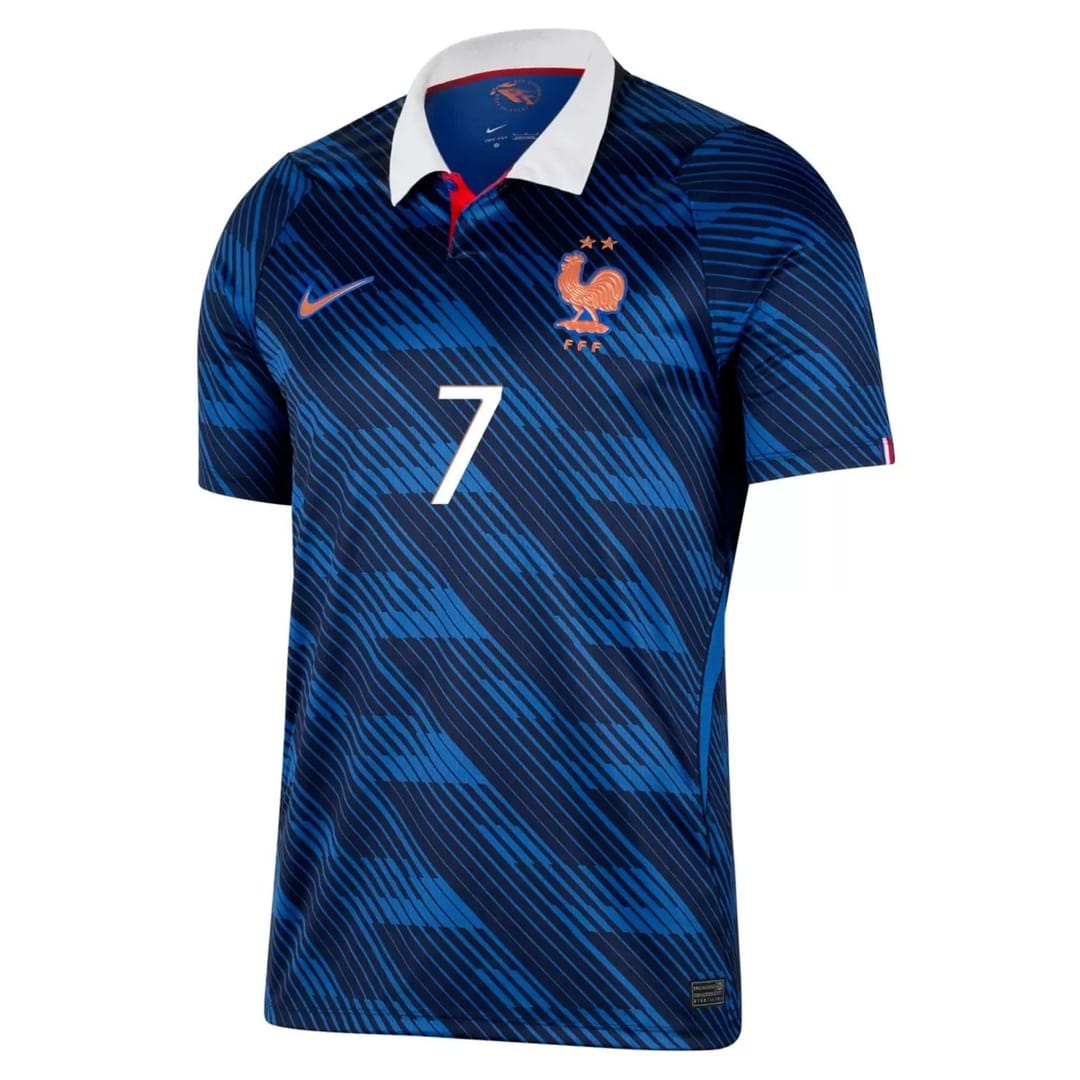 DEMBELE #7 France Football Jersey Home Custom Shirt World Cup 2026 thumbnail 2