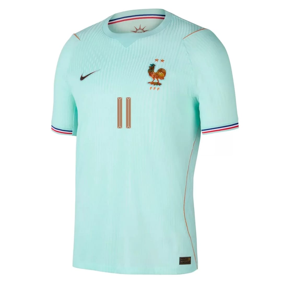 OLISE #11 France Football Jersey Away Custom Shirt World Cup 2026 thumbnail 2
