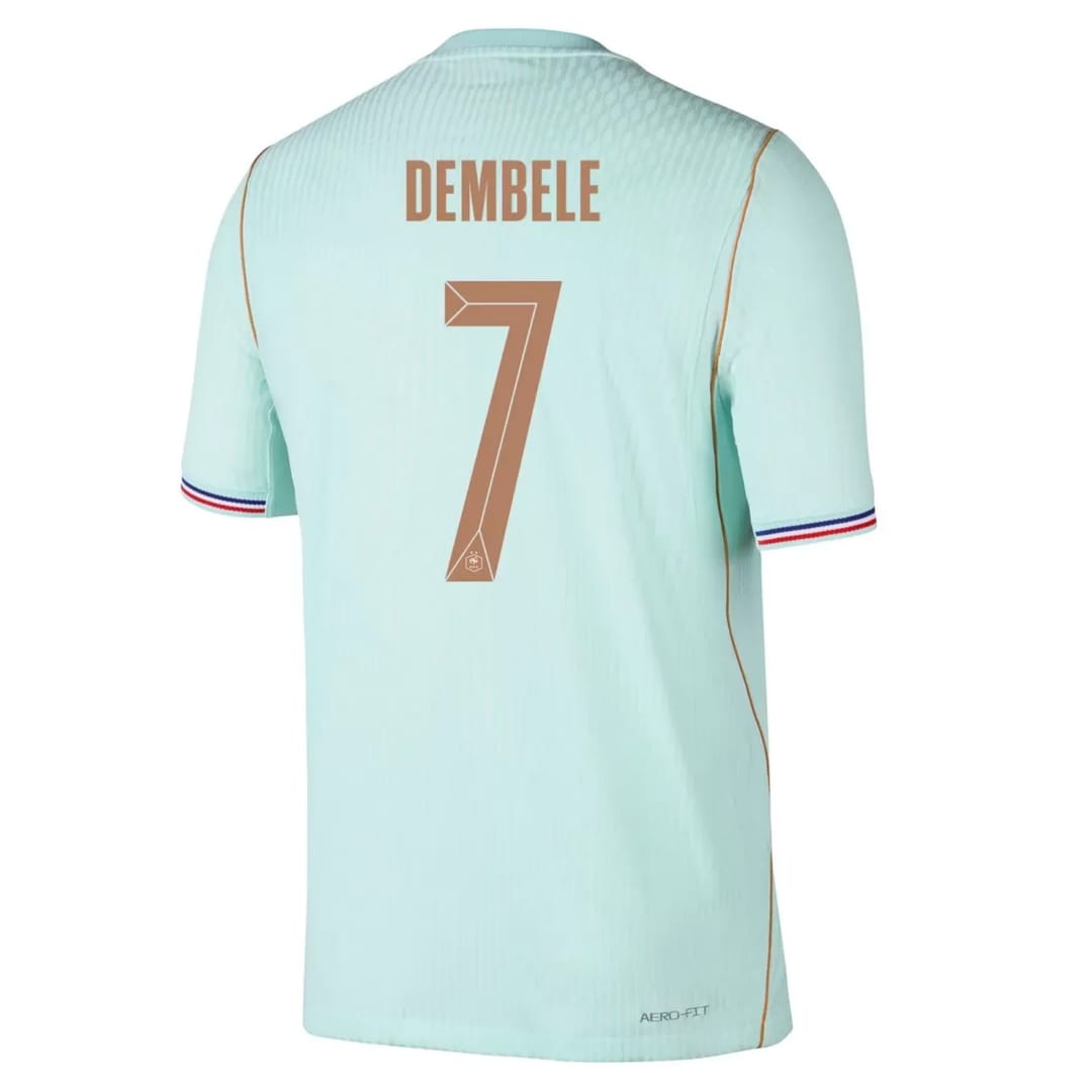 DEMBELE #7 France Football Jersey Away Custom Shirt World Cup 2026 thumbnail 1