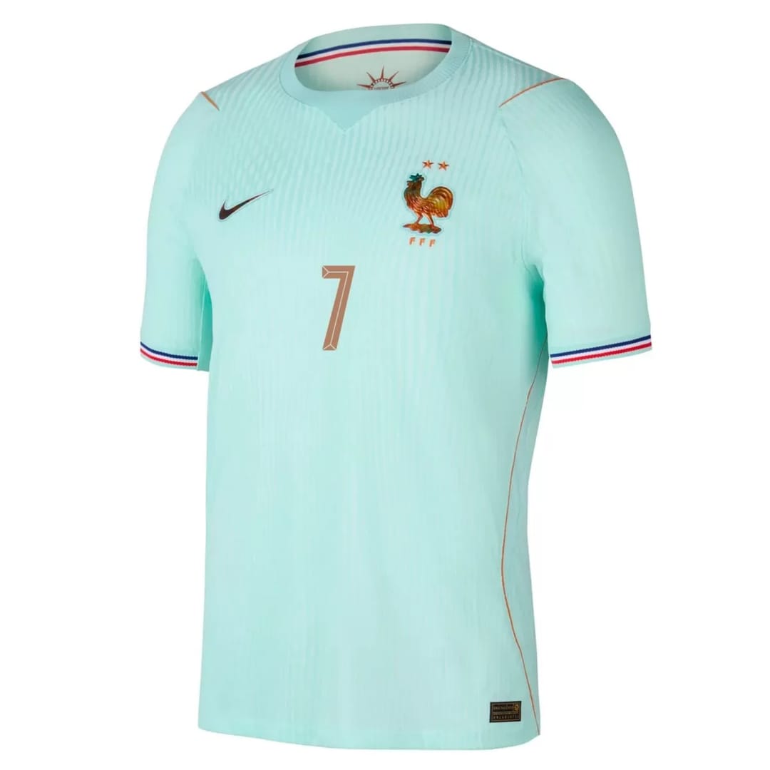 DEMBELE #7 France Football Jersey Away Custom Shirt World Cup 2026 thumbnail 2