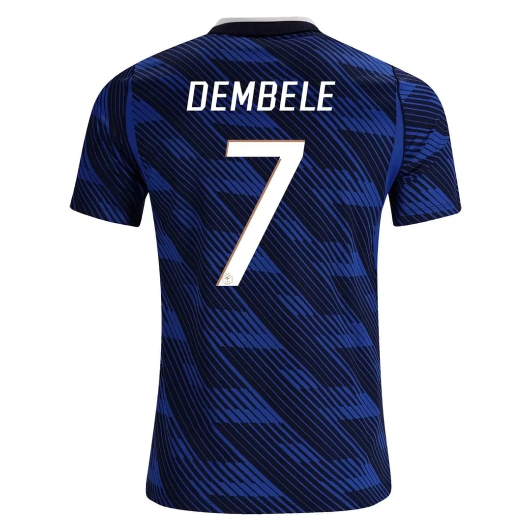 DEMBELE #7 France Football Jersey Home Custom Shirt World Cup 2026 thumbnail 1
