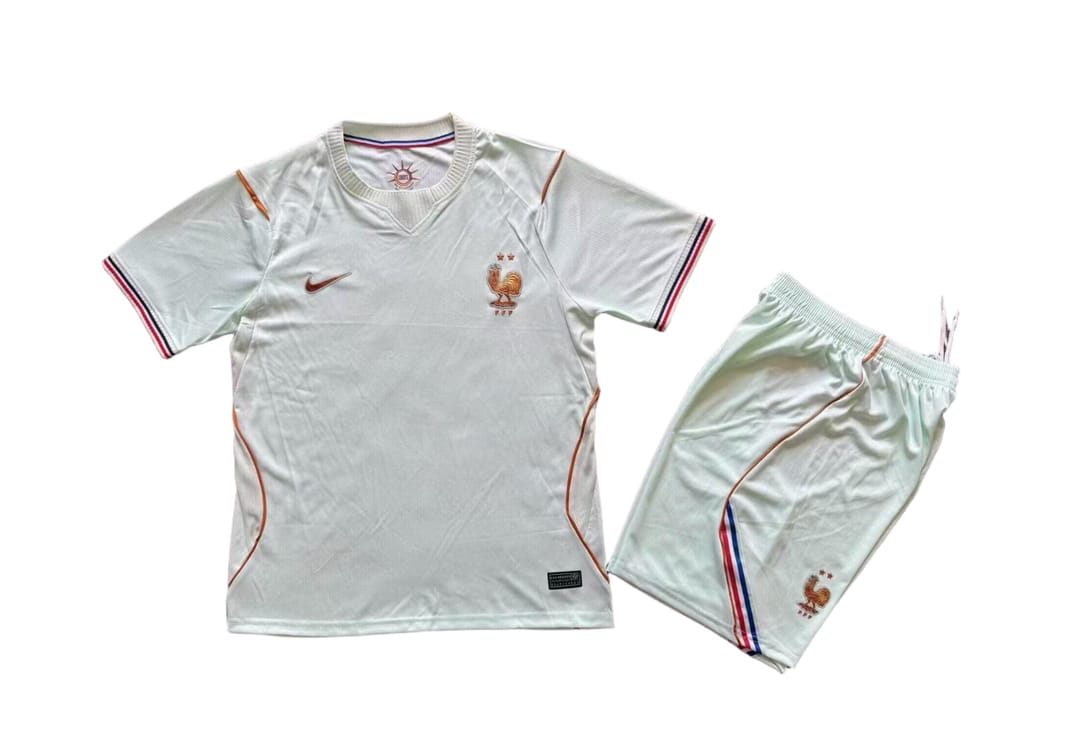 France Football Jersey Away Kids Kit Jersey+Shorts World Cup 2026 thumbnail 3