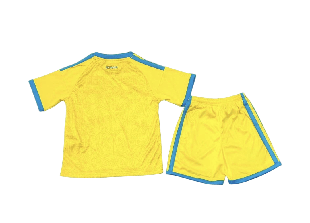Ukraine Football Jersey Home Kids Kit Jersey+Shorts World Cup 2026 thumbnail 2