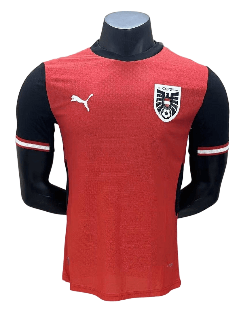 Austria Authentic Football Jersey Home Shirt World Cup 2026 thumbnail 1