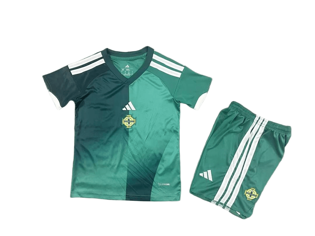Northern Ireland Soccer Jersey Home Kids Kit Jersey+Shorts 2026 - World Cup thumbnail 3