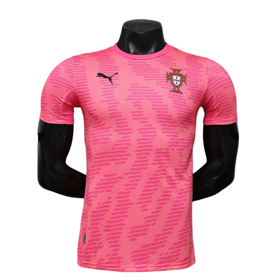 2026 Portugal Pink Goalkeeper World Cup Jersey thumbnail 1